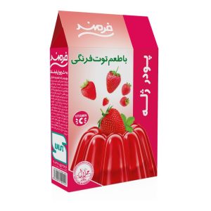 پودر ژله توت فرنگی فرمند