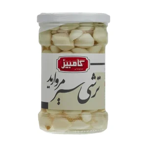 ترشی سیر مروارید کامبیز وزن 500 گرم