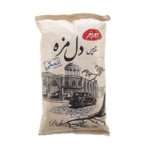 چیپس ساده نمکی دل مزه 180 گرمی مزمز