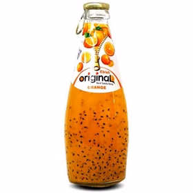 نوشیدنی تخم شربتی پرتقال ایبیش 290 میلی لیتر