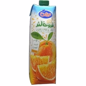 آبمیوه نکتار پرتقال پالپ دار فروت لند 1 لیتری