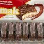 بیسکویت کاکائویی مغز دار چمک ۱۲عددی
