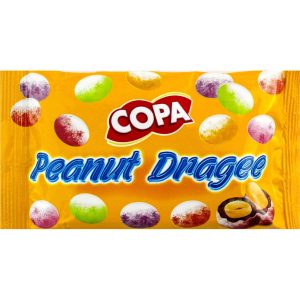 دراژه کاکائویی با مغز بادام زمینی 35 گرمی کوپا