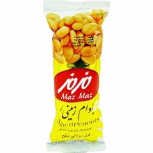 بادام زمینی نمکی مزمز ۳۵ گرم