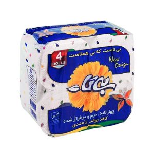 دستمال " توالت " بی تا - ( 4 قلو )