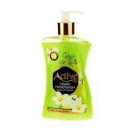 مایع دستشویی صدفی سبز اکتیو 450 گرم