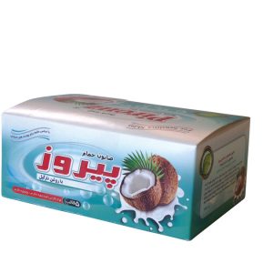 صابون حمام با روغن نارگیل پیروز بسته 5 عددی