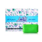 صابون حمام گلنار با روغن نارگیل بسته ۶ عددی