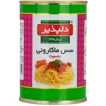 کنسرو سس ماکاروني دلپذير