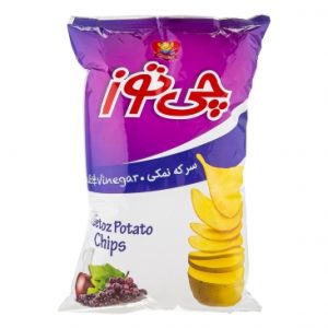 چیپس سرکه نمکی 140 گرمی چی توز