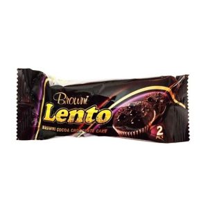 کیک دوقلو روغنی کاکائویی براونی لنتو - 50 گرم