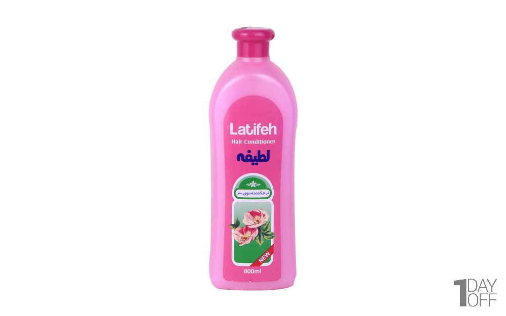 شامپو نرم کننده مو لطیفه مقدار 800 میلی لیتر