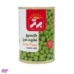 کنسرو نخود سبز برتر وزن 400 گرم