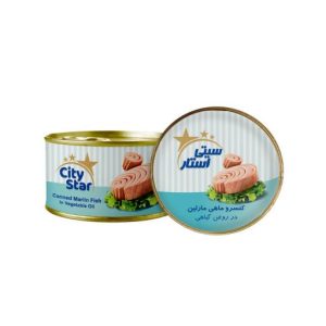 کنسرو ماهی مارلین سیتی استار 180 گرمی